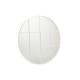 ESPELHO FORMA JANELA REDONDO 100CM BRANCO