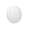 ESPELHO FORMA JANELA REDONDO 100CM BRANCO