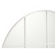 ESPELHO FORMA JANELA REDONDO 100CM BRANCO