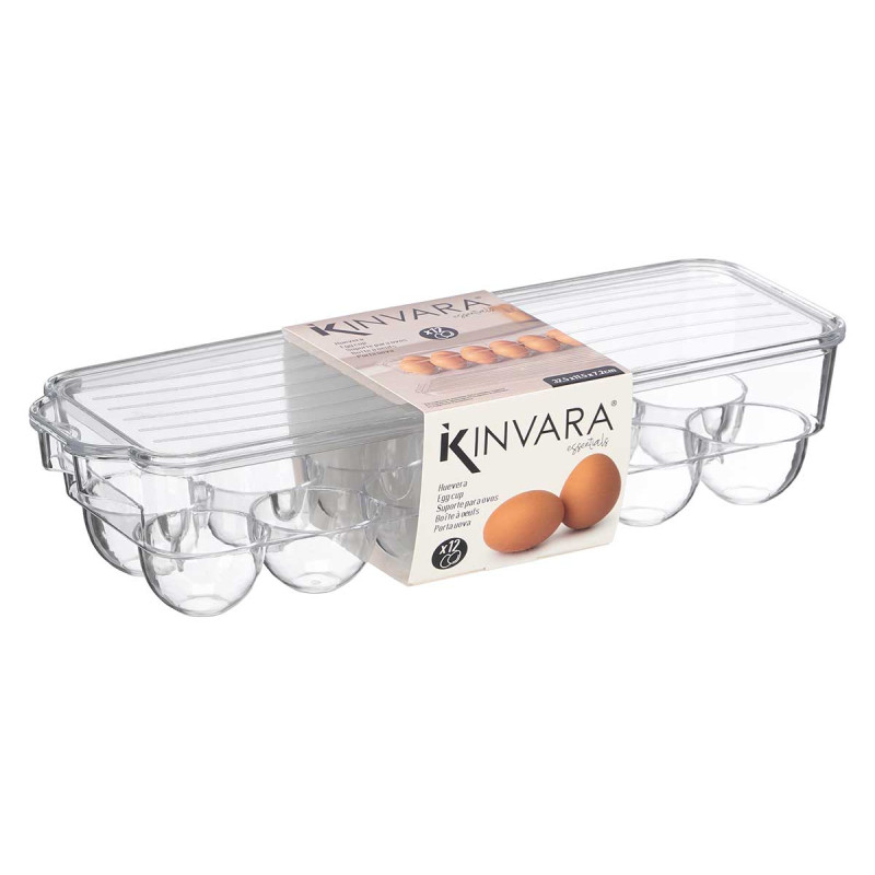 PORTAUOVA 12 CAVITÀ LUNGO CON COPERCHIO