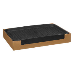 MULTIPURPOSE BLACK TRAY