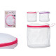 CONJUNTO 2 SACO SOUTIEN MAQUINA LAVAR ROUPA. POR F