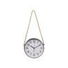RELOJ PARED CUERDA COLGAR NEGRO 25CM