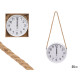 CORDA BRANCA PENDURAR RELOGIO PAREDE 25CM