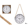 BLACK WALL CLOCK HANGING ROPE 30CM