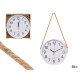 CORDA BRANCA PENDURAR RELOGIO PAREDE 30CM