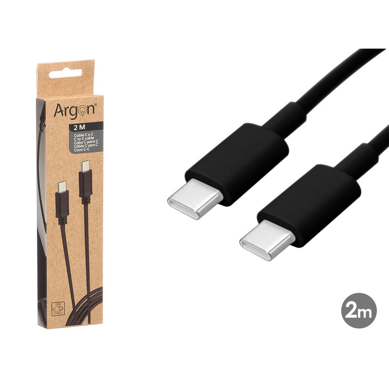 BLACK C TO C CABLE 2M