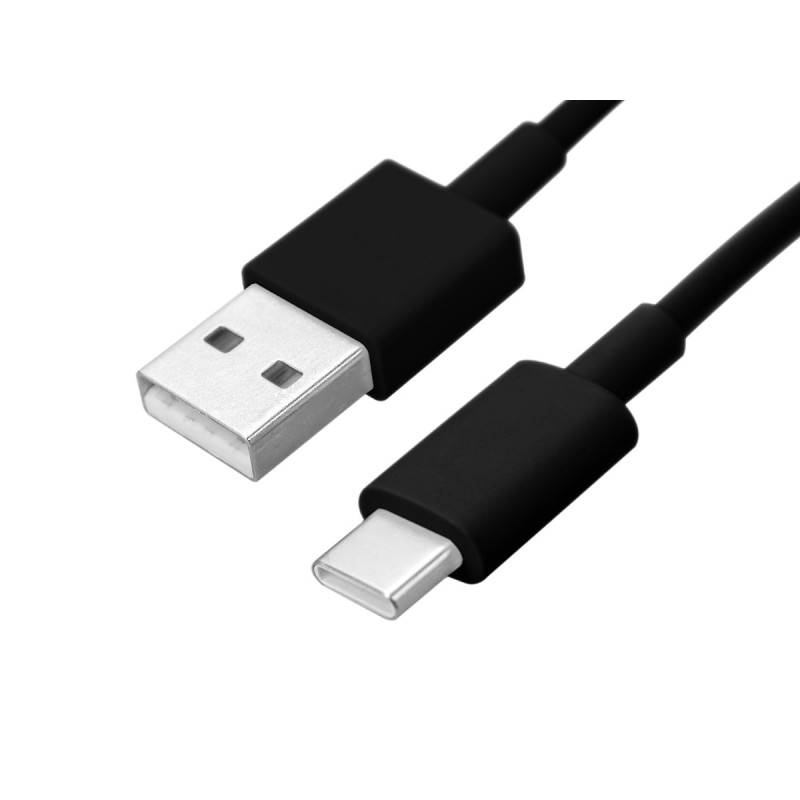 BLACK USB TO C CABLE 2M