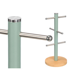 BASE BAMBU VERDE MENTA 6 BICCHIERI