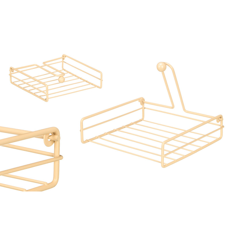 PORTE-SERVIETTES ACIER BEIGE