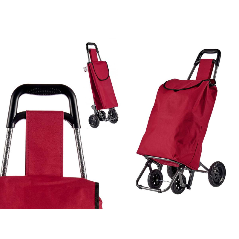 CARRO DE COMPRA VERMELHO 