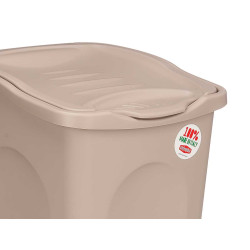 CAIXA MULTIUSOS PRIMAVERA 25L CASTANHA