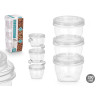 CONJ 3 RECIPIENTES PLASTICO 250ML