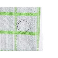 50X50CM BLUE GREEN SQUARES MICROFIBER CLOTH ASSORT