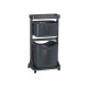 ABBIGLIAMENTO IN PLASTICA 2 FILE RUOTE ANTRACITE