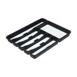 PORTA TALHERES SILICONE 6 DIVISOES SORT