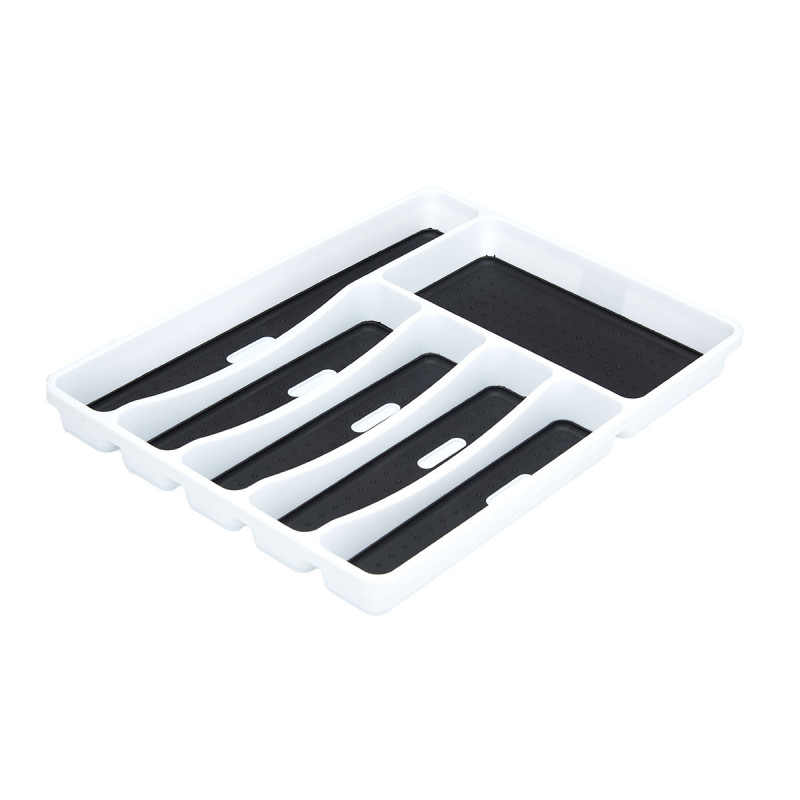 PORTA TALHERES SILICONE 6 DIVISOES SORT
