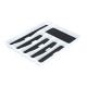 PORTA TALHERES SILICONE 6 DIVISOES SORT