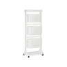 MOVEL PLASTICO 3 ALTURAS RODAS BRANCO 