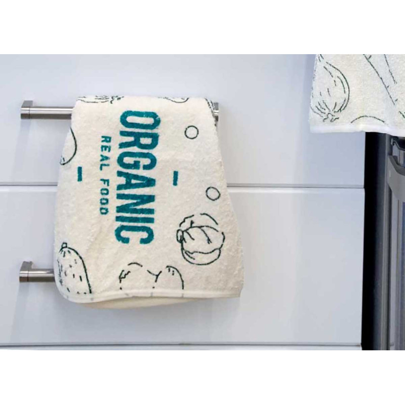 KITCHEN DISH TOWEL 50CM CURLY ORGANIC