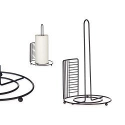 PORTA ROTOLO METALLO NERO