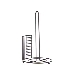 PORTA ROTOLO METALLO NERO