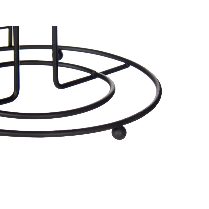 BLACK METAL ROLL HOLDER