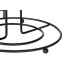 BLACK METAL ROLL HOLDER