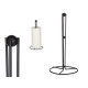PORTA ROLOS METAL PRETO 