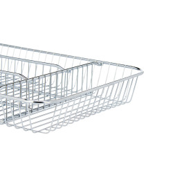 METAL CUTLERY TRAY 4 COMPARTMENTS CHROME PLATED