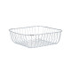 SQUARE METAL FRUIT BOWL CHROME PLATED