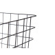 CESTA METAL NEGRA RECTANGULAR GRD