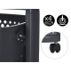 ANTHRACITE PLASTIC ORGANIZER BASKER 3 HGTS WHEELS