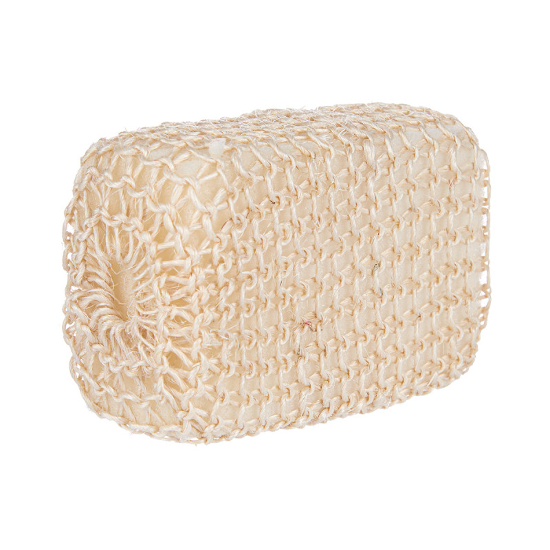 NORMAL BRAIDED SPONGE WITH HANDLE NATURAL