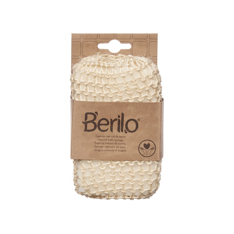 NORMAL BRAIDED SPONGE WITH HANDLE NATURAL
