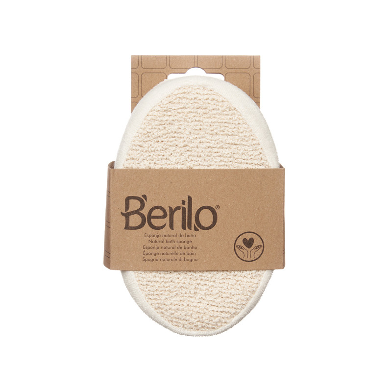 ESPONJA OVAL TECIDO NATURAL