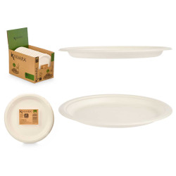 SET 6 PLATO LLANO BIODEGRADABLE GRD