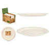 SET 6 ASSIETTES PLATES BIODÉGRADABLES GRAND