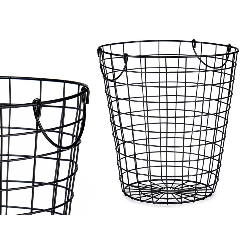 BLACK STEEL BASKET