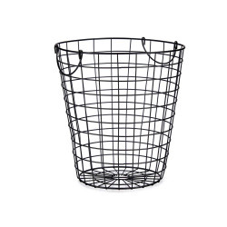 BLACK STEEL BASKET
