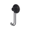 METAL HANGER 1 HOOK MATT BLACK SUCTION PAD