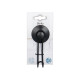 PERCHA METAL NEGRO MATE 1 GANCHO VENTOSA