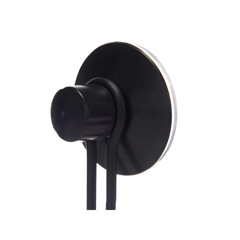 CABIDE METAL PRETO MATE 1 GANCHO