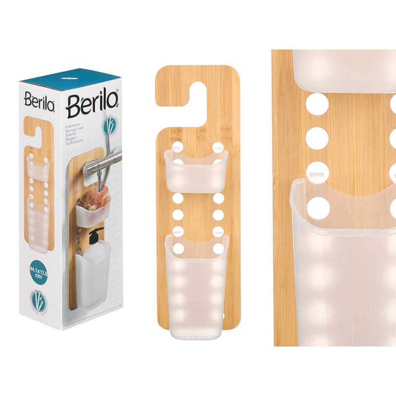 SCAFFALATURA DOPPIA PICCOLA BAMBU APPENDERE