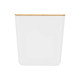 POT RECTANGULAIRE BAS BLANC 1L