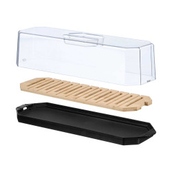 BOÎTE  PAIN INDIVIDUELLE NOIRE