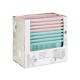 CESTA ROPA PATAS PLEGABLES SURT 2 COL ROSA VERDE
