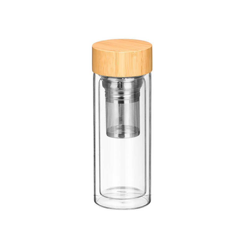 TERMO DOBLE PARED VIDRIO FILTRO INFUSION
