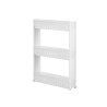 TROLLEY 4 WHEELS 3 SHELVES WHITE