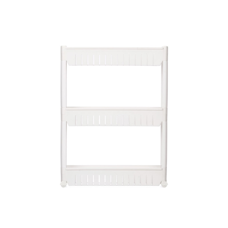 CARRO 4 RUEDAS 3 BALDAS BLANCO